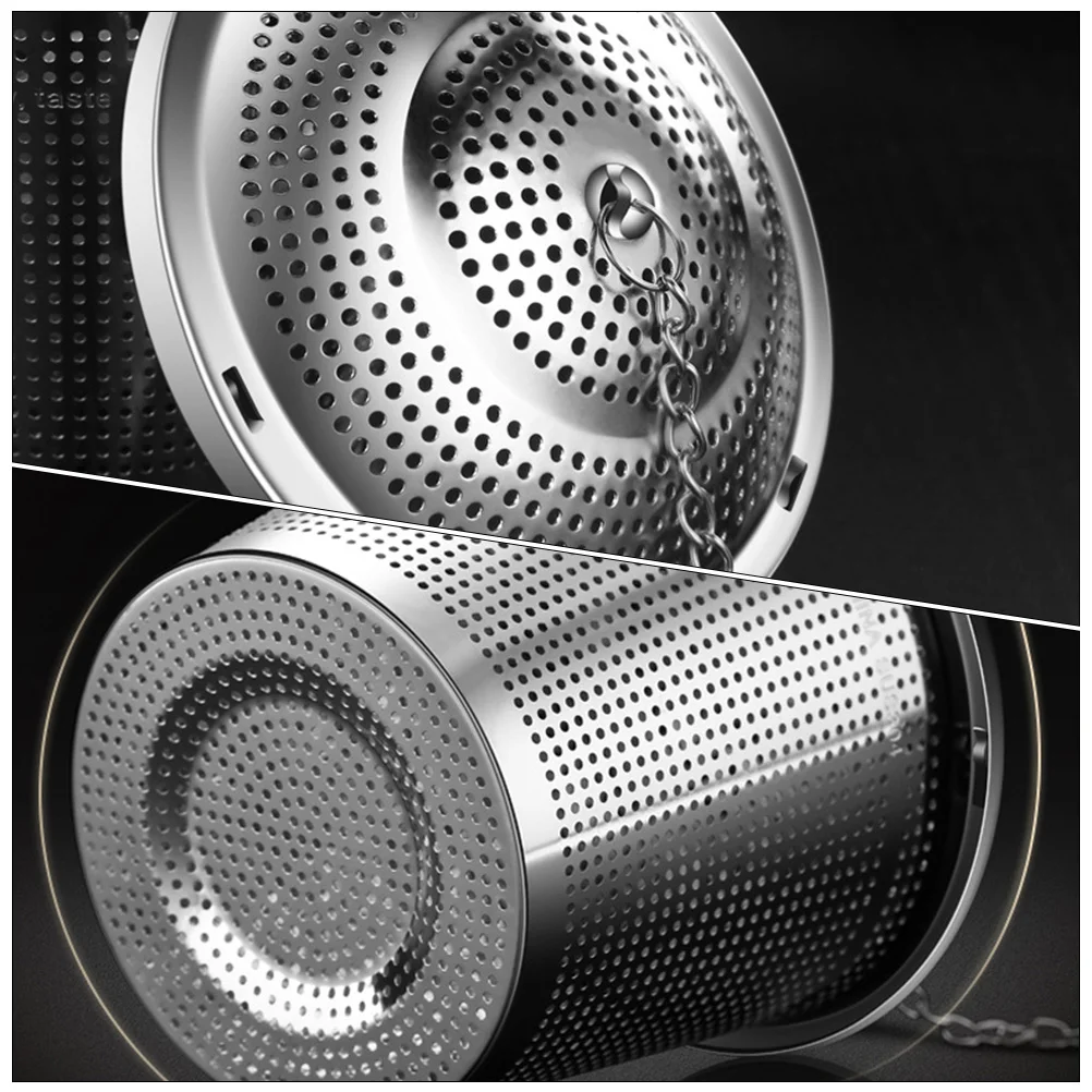 

Stainless Steel 304 Mesh Strainer Ball Filter Basket Anti Dropping Hook Pot Hanging Spice Tool Kitchen Bar Accessories