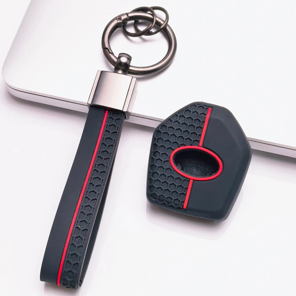 For Subaru Forester Outback Legacy XV Crosstrek Impreza BRZ WRX Remote Key Case With Buckle Strap Non Slip Grip