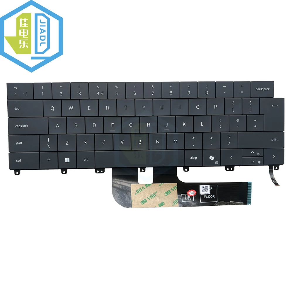 

Notebook UK Original Keyboard With Backlit For DELL XPS 9640 Laptop Backlight Keyboard Replacement With AI Version