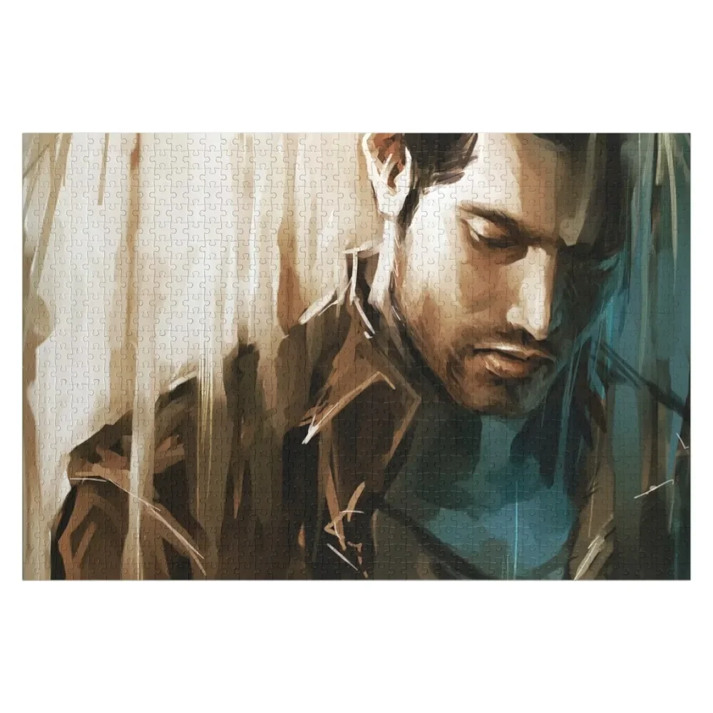 

Derek Hale * tyler Hoechlin Jigsaw Puzzle Wood Name Photo Personalized Gifts Custom With Photo Puzzle