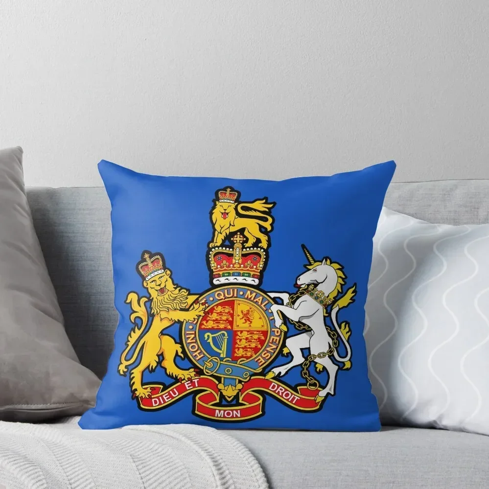 

BRITISH ROYAL COAT OF ARMS Throw Pillow Christmas Covers For Cushions Pillow Case Christmas pillow