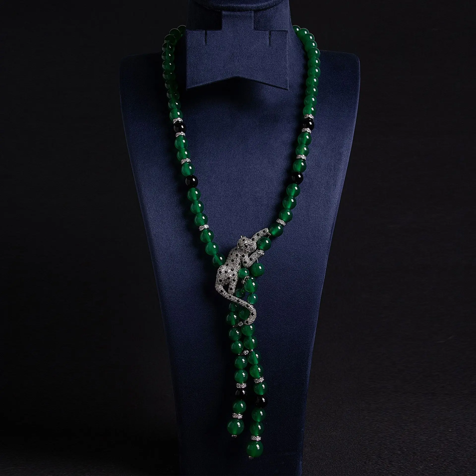 

Модное колье-колье с головой леопарда, женский модный ювелирный аксессуар