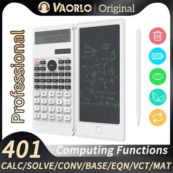 Calcolatrice scientifica solare a 401 funzioni con tavoletta da scrittura da 6 pollici PK 991MS 991ES calcolo professionale finanziario di ingegneria