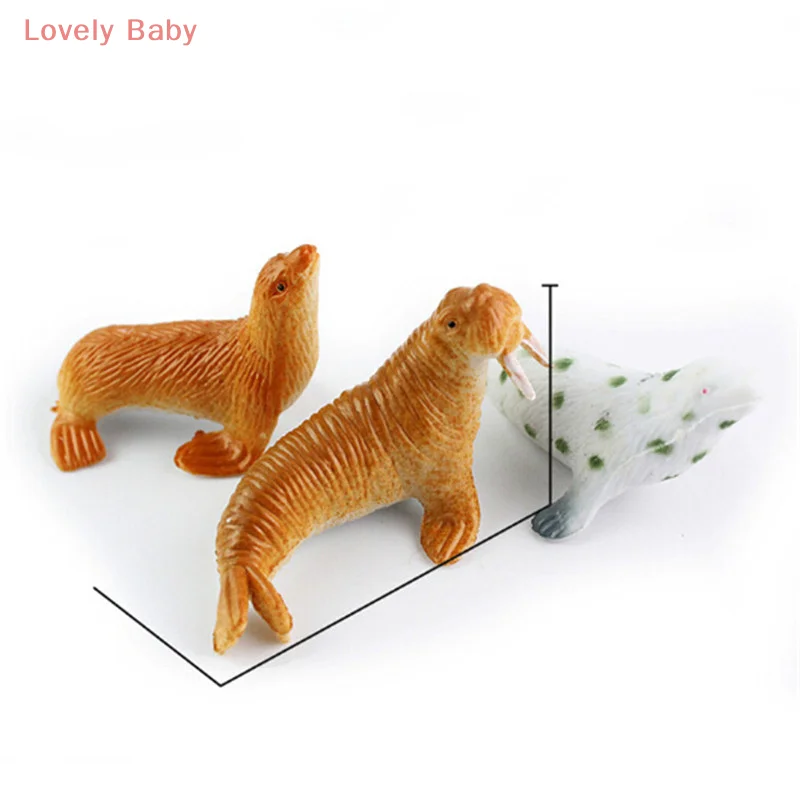 

【BBS-7】24pcs Sea Life Model Pool Fish Toy Educational Marine Animals Kids Figure Gift