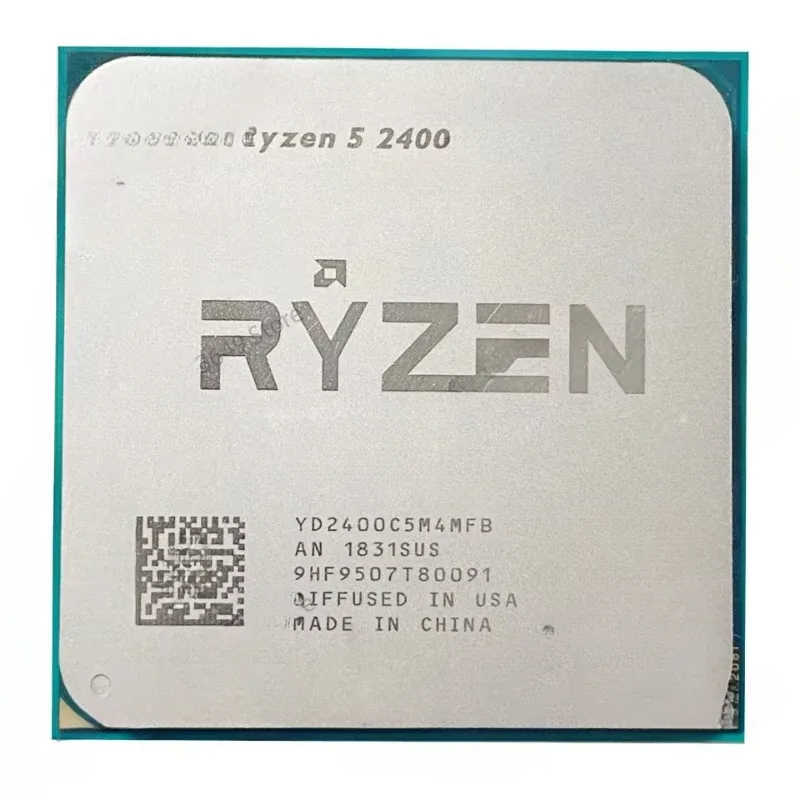 For Ryzen 5 2400G R5 2400G 3.6 GHz Quad-Core Quad-Thread 65W CPU Processor YD2400C5M4MFB Socket AM4