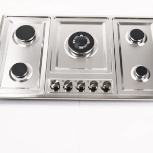 Kochtop 5 Gasbrenner mit Gasherd, getempertem Glas, 5 -Brenner -Gasherd mit Induktion, Küchenoberfläche 10 Hauptverkaufsinduktion Fogao Emped - №6