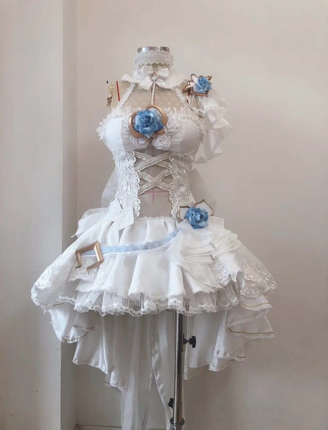 

Honkai Impact 3 Rita Rossweisse Cosplay Costume Rose Oath Vow Bride Dress Halloween Costumes for Women Customsize