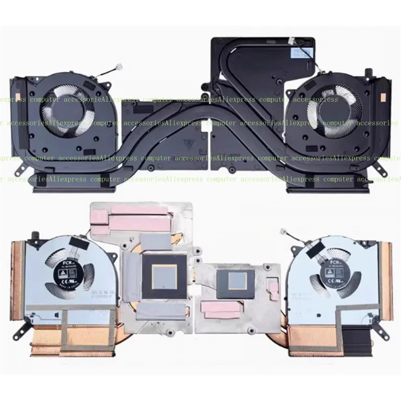 

Z + новинка для Legion 5 Pro-16ACH6H 82JQ охлаждающий вентилятор радиатора термомодуль E5 5H40S20280