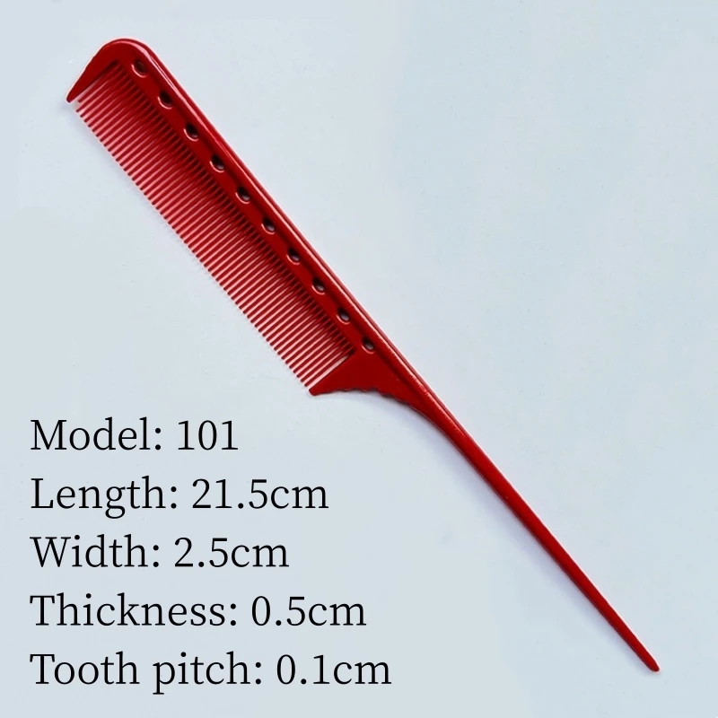 Spitzer Kamm, Friseursalon, Friseurkamm, Friseur, Stahlnadel, spitzer Schwanzkämme, Friseursalon, professionelles Styling, Haarbürste – Detail 9