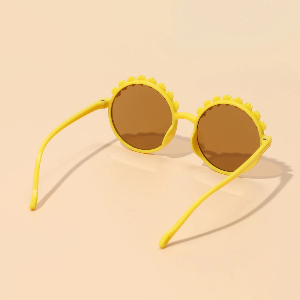 Lunettes de soleil classiques pour enfants, protection UV400, pour la plage, mignonnes, conviviale rées, série de documents