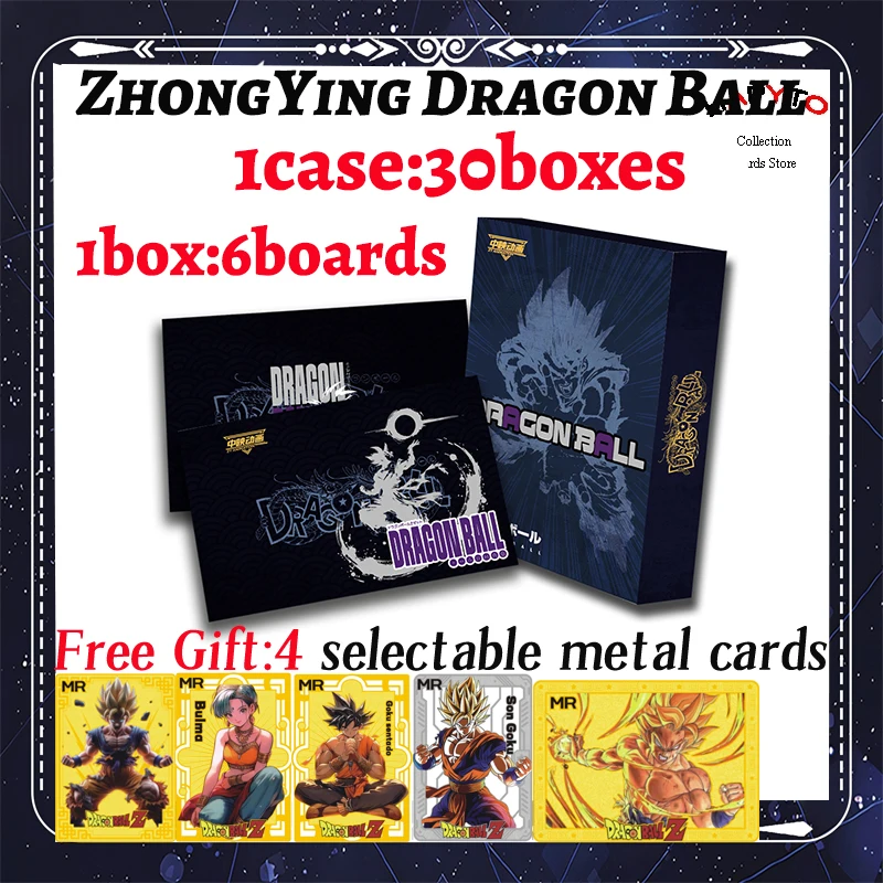 

2025 новейшие доски ZhongYing Dragon Ball A6 Goku Bulma ACG CCG TCG Booster Box Doujin игрушки и подарок для хобби