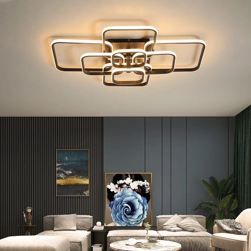 Nordic Led Chandelier Ceiling Light Gold White Luxury Arcyly Lamp For Bedroom Dining Living Room Indoor Daily Lighting AC90-260V