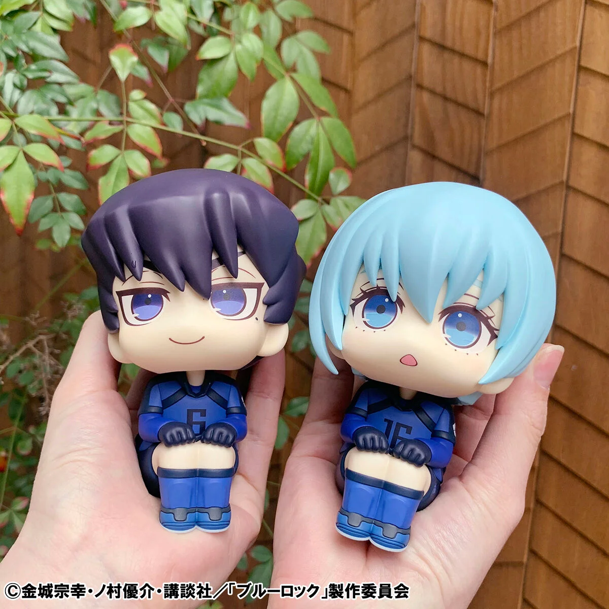 Original Mega House Look Up BLUE LOCK Hiori Yo Uighur viajero figura de Anime genuina coleccionable en caja modelo ornamento juguete para regalo