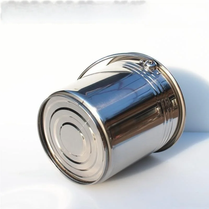 

Thickened Stainless Steel One-Piece Moulding Water Bucket Dustbin Iron Barrel for Home And Cafeteria Large Capacity round Barrel