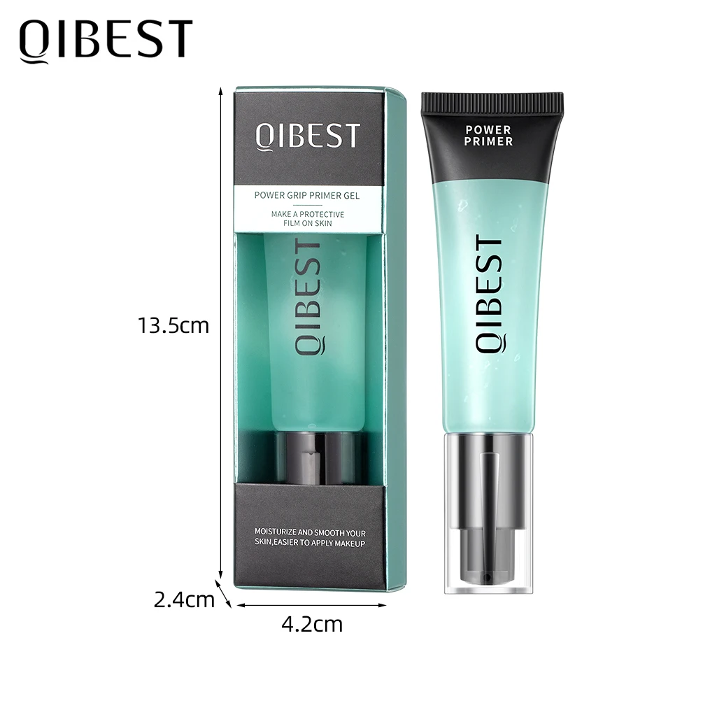 QIBEST 32ml Power Grip Primer Gel Based Hydrating Face Primer For Smoothing Skin Gripping Makeup Invisible Pore Colorless Primes