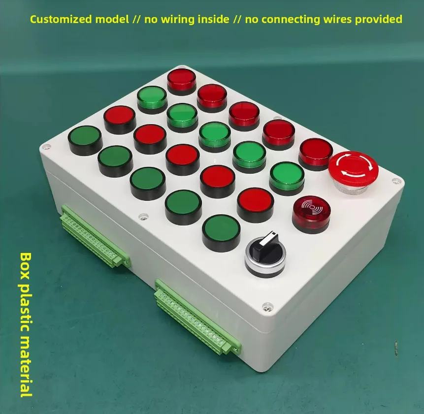 PLC debugging button box PLC training table Automation equipment debugging box Button junction box Button terminal box