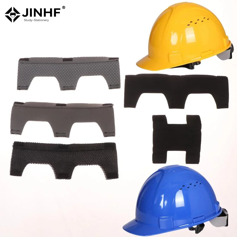 

1 Piece Hat Antiperspirant Belt Universal Black Grey Hard Hat Sweatband Tool Comforter Pad Helmet Liners Sponge Air Cushion