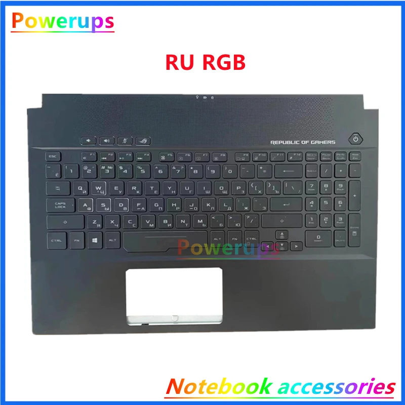 New Original Laptop/Notebook US/RU/EU/HE RGB Backlight Keyboard Shell/Cover/Case For Asus ROG Zephyrus GM501 GM501GM GM501GS