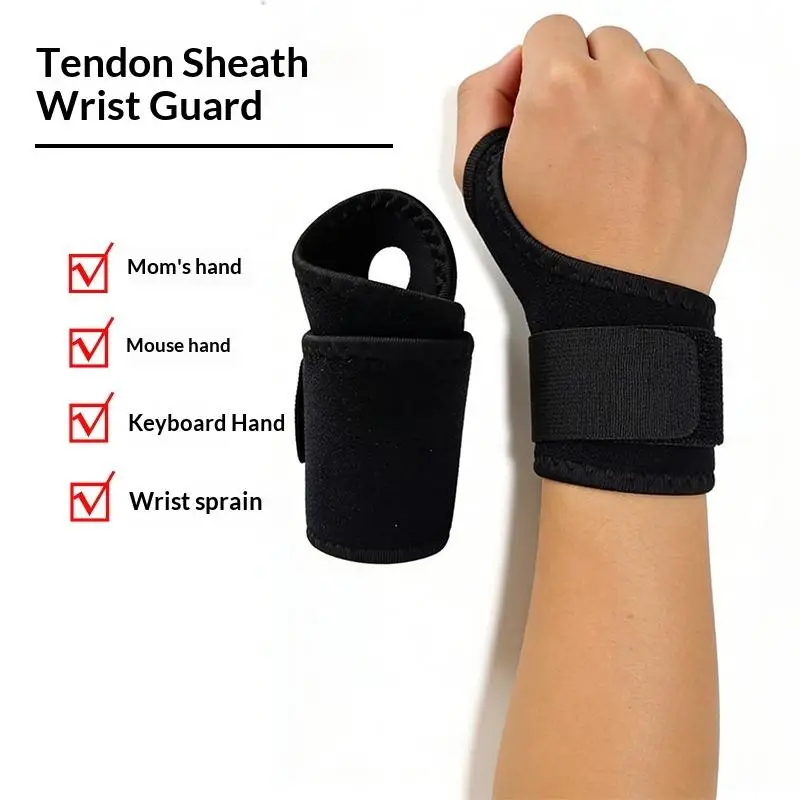 Ergonomic Wrist Brace Adjustable for Carpal Tunnel Reducing Discomfort in Extending Use