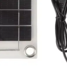 Aquatic Life Pump Solar Water Pump Transparent Solar Panel Easy Install Solar Fountain Outdoor Feature Black White