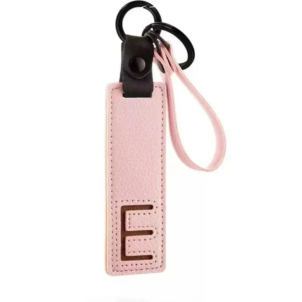

A-Z Letter Leather Keychain Charm Personalised Custom Logo&Name Key Chain Strap Women Men Car Motorcycles Key Ring Accessories