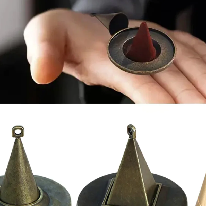 Mini Metal Incense Cone Maker Mold Tower Incense Mold DIY Incense Mold Cone & Plate Shapes Incense Burner Accessory Home Decor