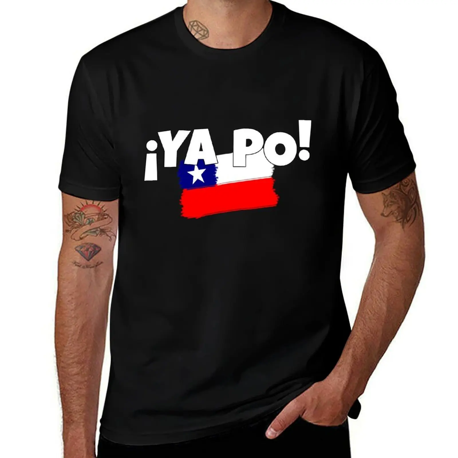 

Ya Po Artistic Design For Born In Chile T-Shirt mens graphic t shirts t shirts for man cotton funny t shirt for man T-Shirt