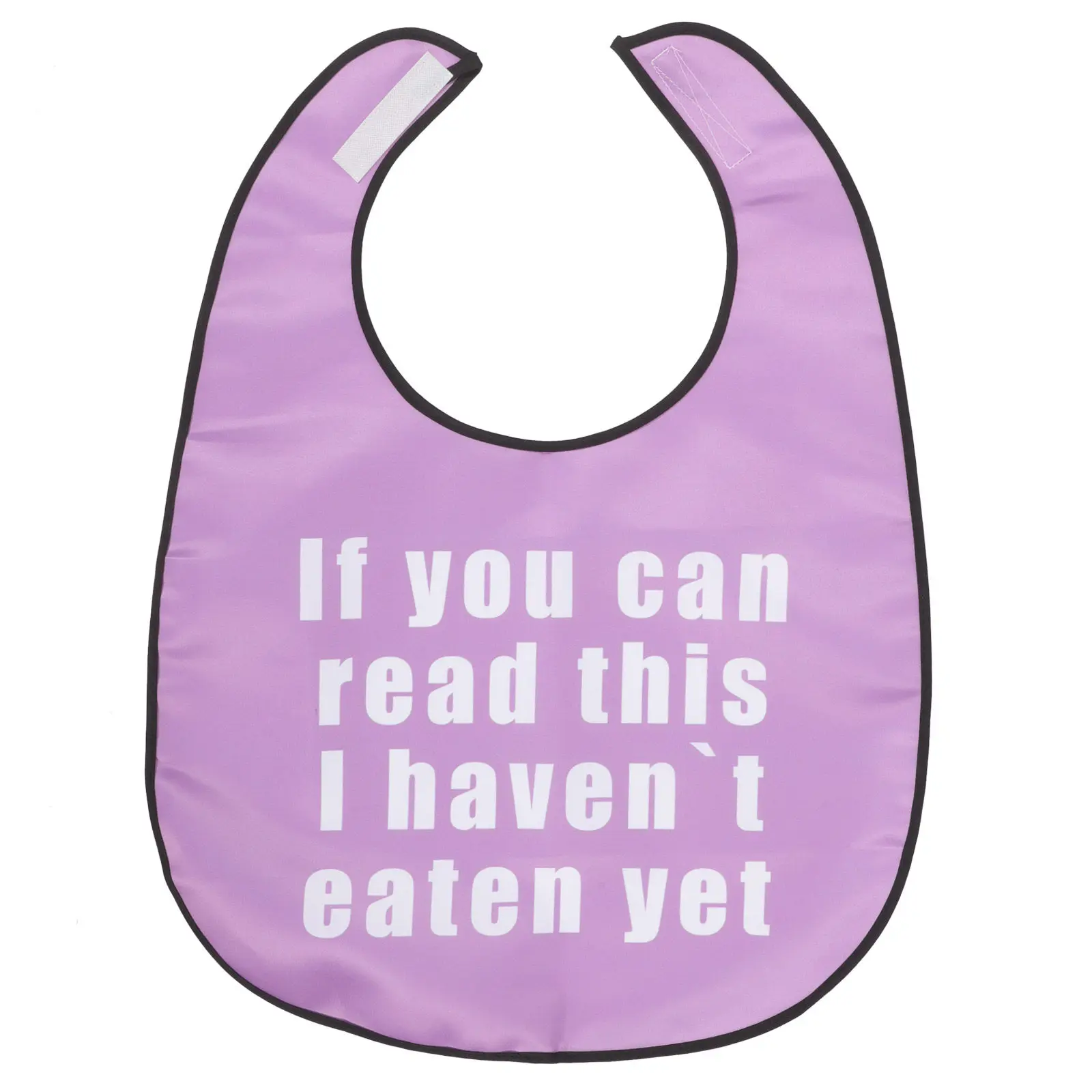 Adult Elderly Polyester Bib Flexible Soft Dining Clothes Protector Washable Lightweight Disability Bib for Adults