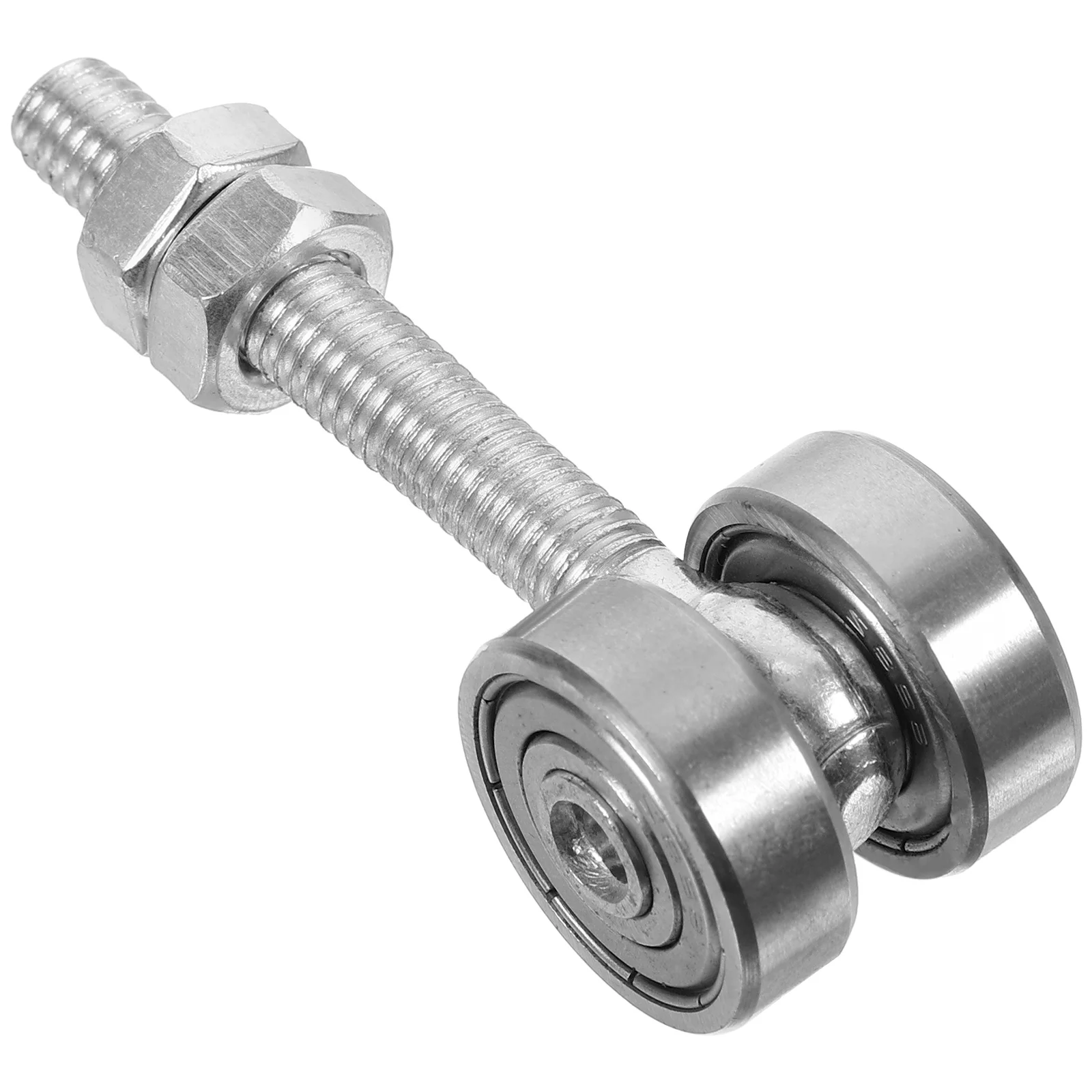 Double Bearings Sliding Door Pulley 24mm Diameter 50KG Load 8mm Screw Hole Heavy Duty Trolley Assembly Taller Struts Channel