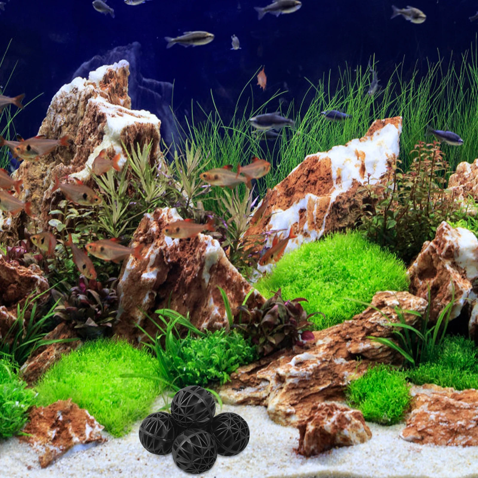 

100 Pcs Fish Tank Filter Bio Ball Accessories Aquarium Ultraviolet Light Biochemical