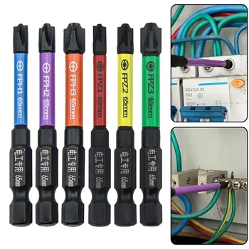 65/100 ミリメートル磁気特殊マイナスクロスドライバービット FPH1 FPZ1 FPH2 FPZ2 FPH3 FPZ3 電気ドライバーサーキットブレーカー用