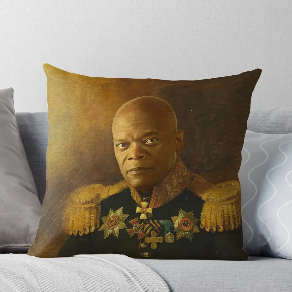 

Samuel L. Jackson - replaceface Throw Pillow Christmas Pillow Cases Decorative Cushions