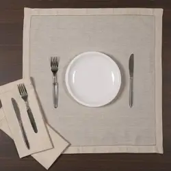 12-teilige Flachs-Leinen-Servietten, säumgenähte Leinen-Servietten, Abendessen-Tuch, Leinen-Servietten, waschbare Flachs-Tuch-Serviette