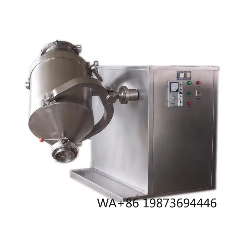 High Speed 3D Rotary Powder Mixer for Chemical Industrial Material Blending