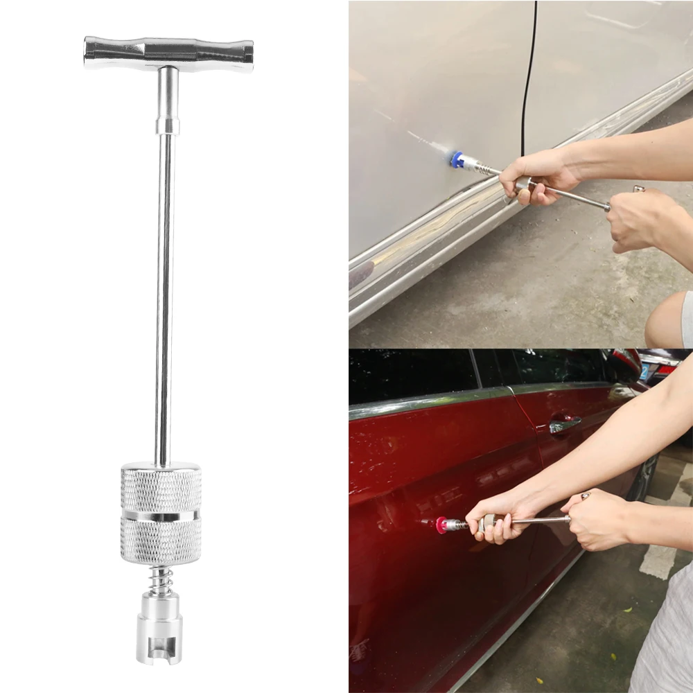 

Car Dent Repair Tools Glue 1pcs Glue Puller Auto Body Repair Dent Puller Tool Kit Super PDR Metal Slide Hammer Reverse Hammer