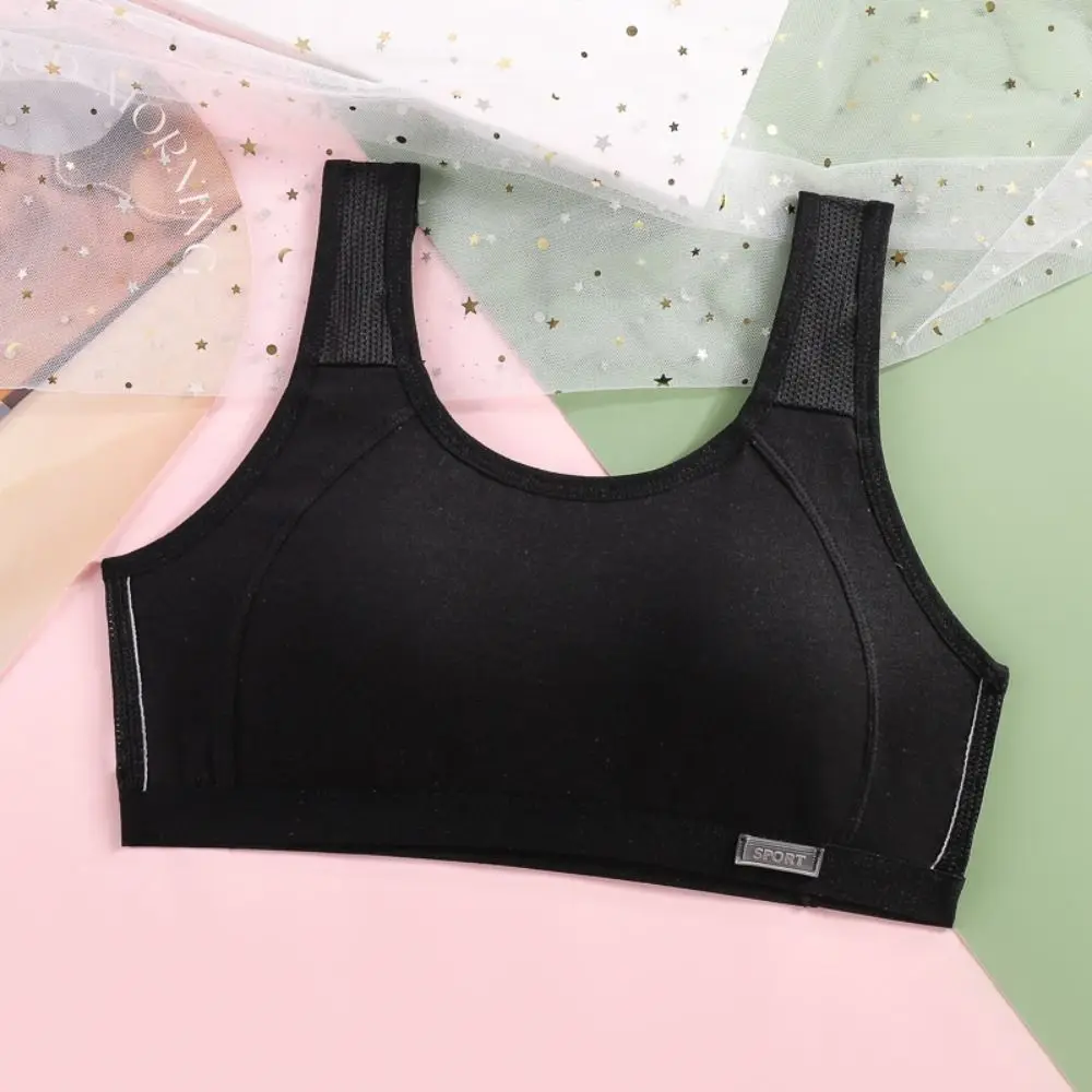 Moda malha sutiã sem fio feminino doce colete topos push up sutiã íntimo bralettes com almofada adolescentes