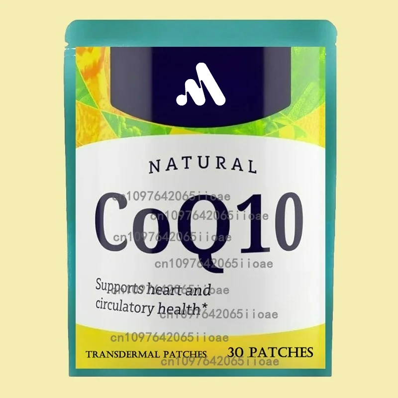 

30 патчей CoQ10 Transdermal Patches, поддерживает сердце, мозг, иммунитет, энергия