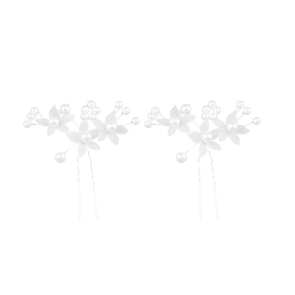 

12 Pcs Pearl Hairpin Elegant Modeling Stick Durable Wedding Accessories Bridal Hairclip Women Pearl Hair Stick