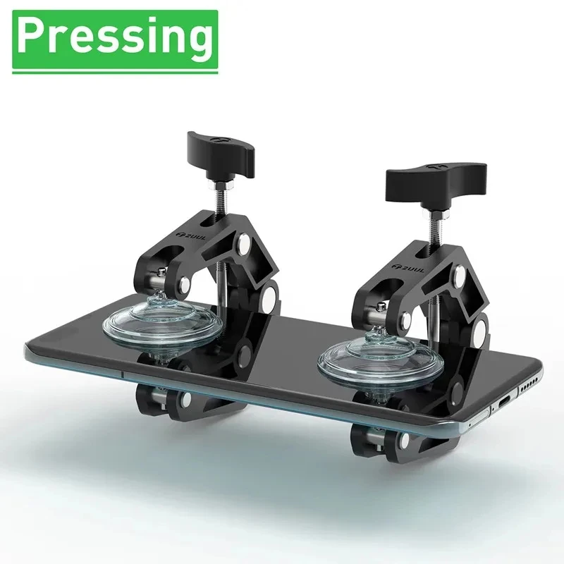 2PCS/BOX 2uul DA09 Slight Puller Clamp Fixture For Mobile Phone Screen Opener Support Suction Cup Disassemble Repair Tools