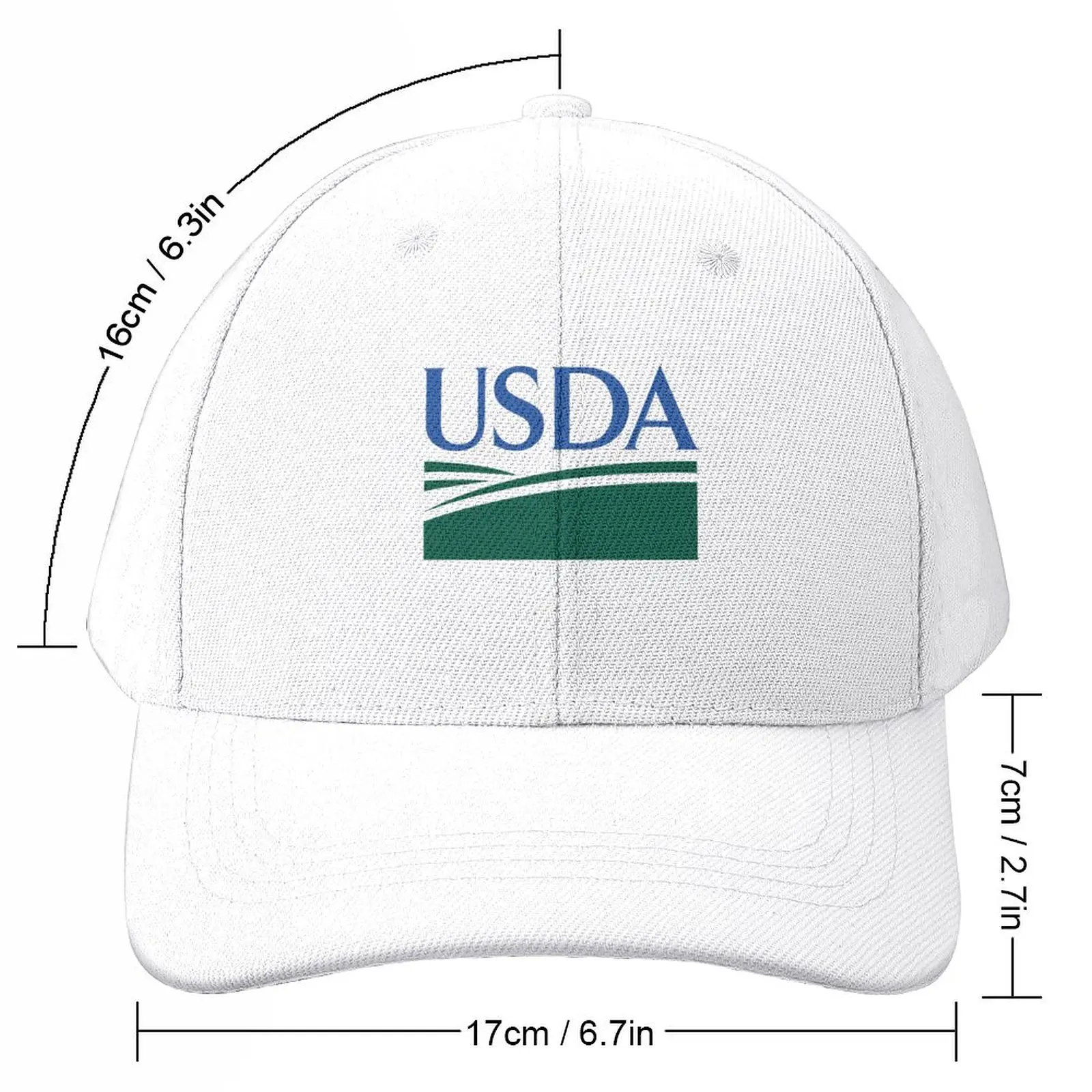 Department of Agriculture USDA Logo Baseball Cap Wild Ball Hat Hat Baseball Cap Horse Hat Women Men's