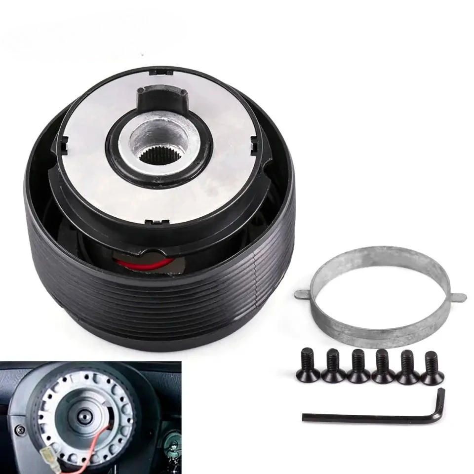 Car modified steering wheel base connector is suitable for Nissan N6 racing car steering wheel quick release adapter