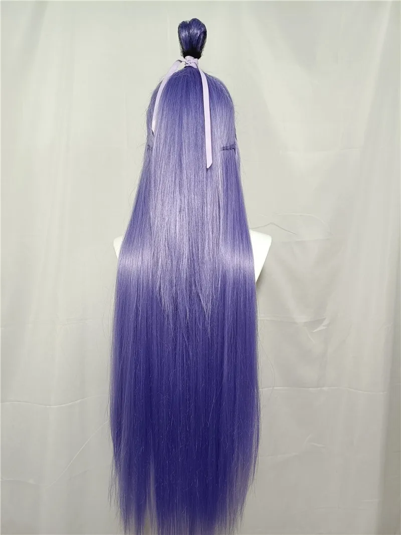 Styled Nezha Aobing Cosplay Wig Purple Long Hair Hot Movie Ne Zha2 Cosplay Wigs Anime Ao Bing Wig For Comic Con Party