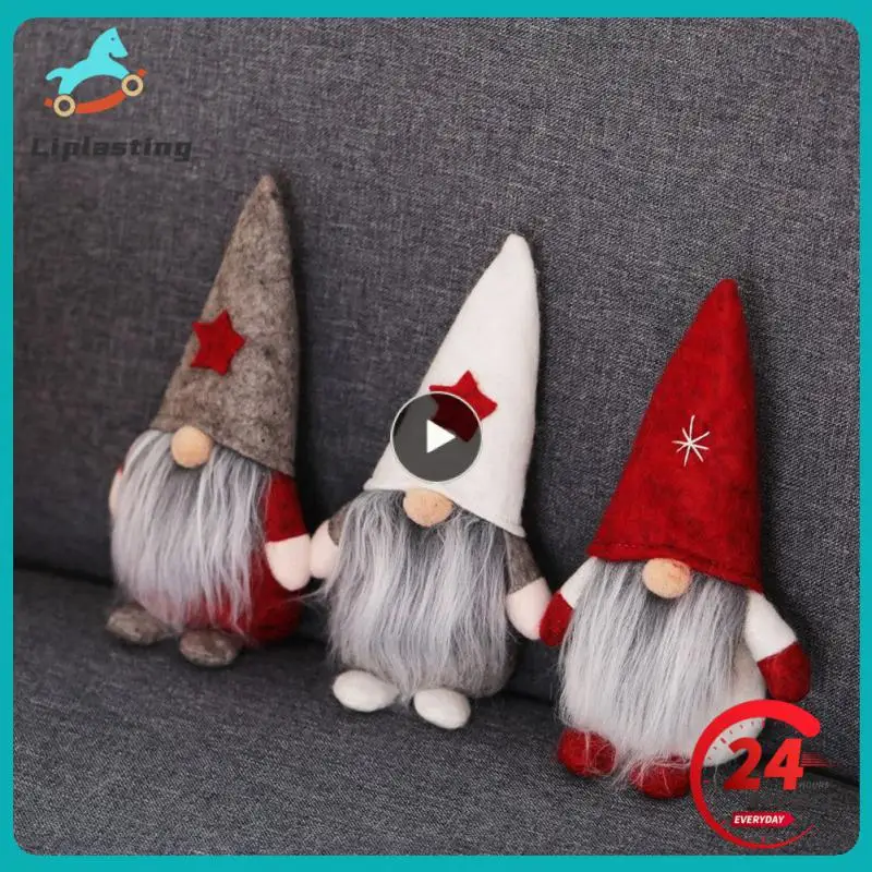 Faceless Santa Claus Elf Plush Toys Christmas Doll Ornament For Adult Kids Thanksgiving Christmas Gift Decoration Doll