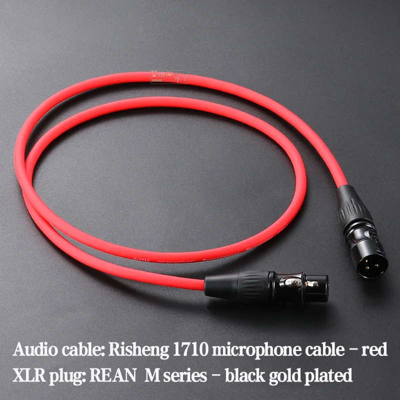 XLR Male to Female Audio Cable, 3-Pin Balanced Microphone Line for Mixer & Stage Performance, Anti-Interference Signal Cord