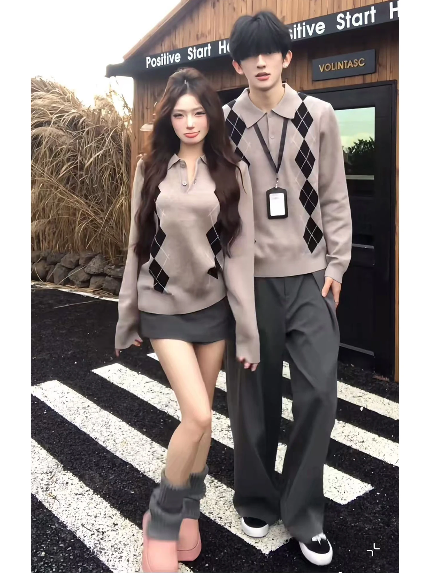 

Men's Ne Knitwear Base Layer Autumn Korean High Street Lazy Sle Knitted irt Old Money Inner Wear