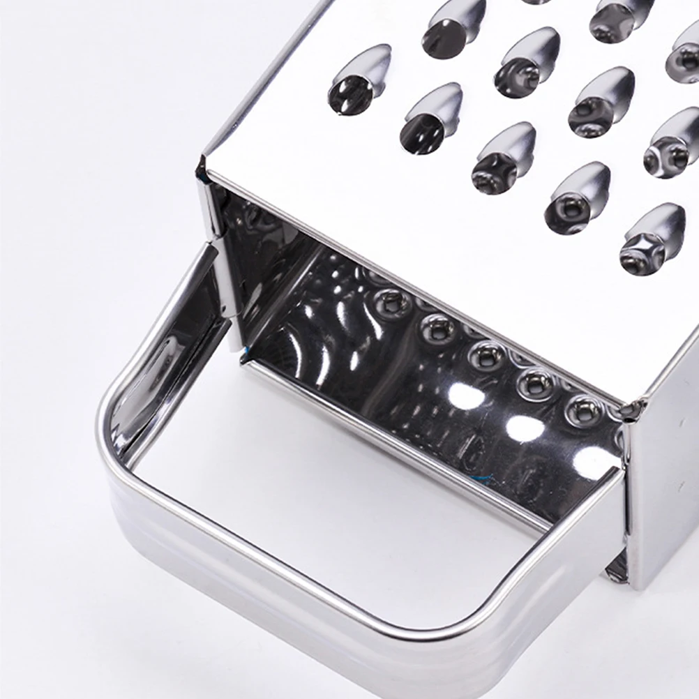 

Multipurpose Stainless Steel Grater 4-Sides Box Kitchen Gadget Slicer Tool Vegetable Cheese Ginger Chocolate