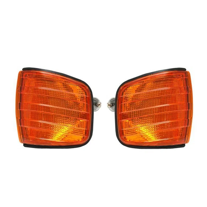 

For Mercedes Benz S-Class W126 1981-1991 1Pair Turn Signal Corner Light Shell Side Corner Lights Parking Lamp A
