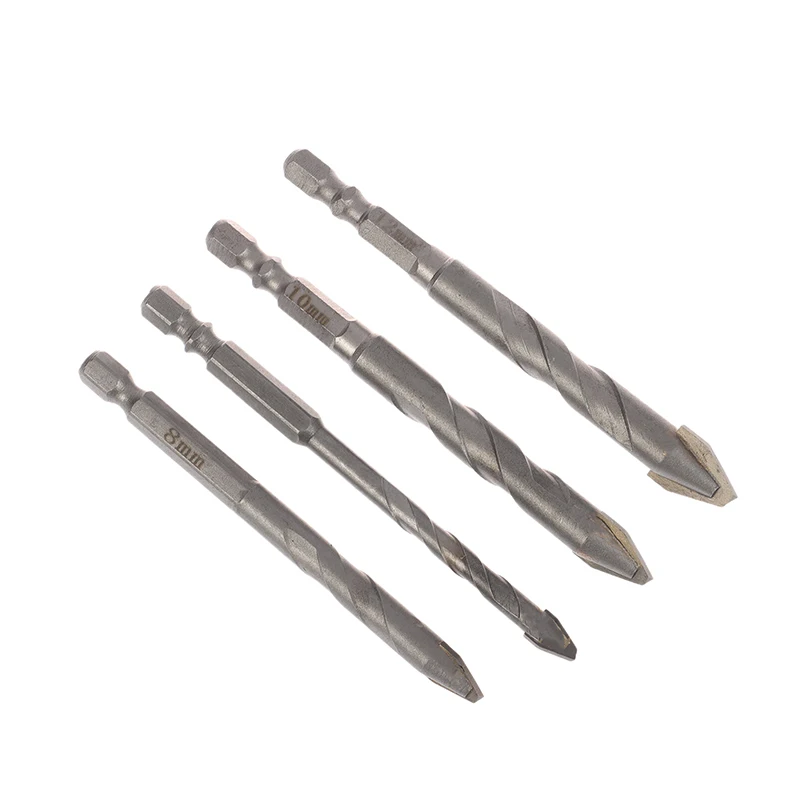 6-12mmFor Glass Concrete Ceramic Tile Hole Opener, Tungsten Carbide Hard Alloy Bits Set Tool