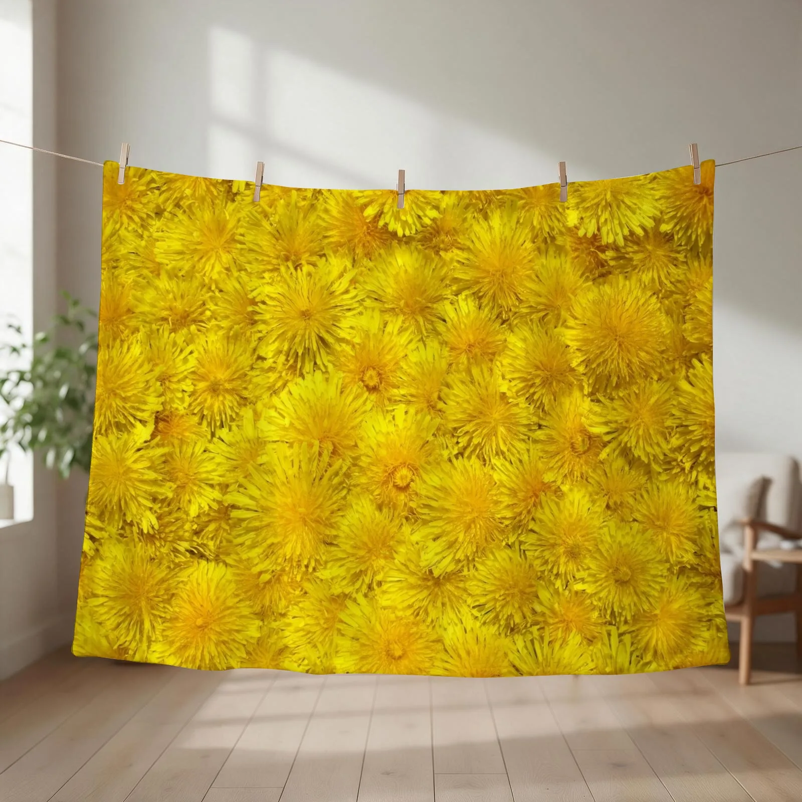 Bouquet of dandelions2 Throw Blanket Moving anime funny gift Blankets Sofas Of Decoration Blankets
