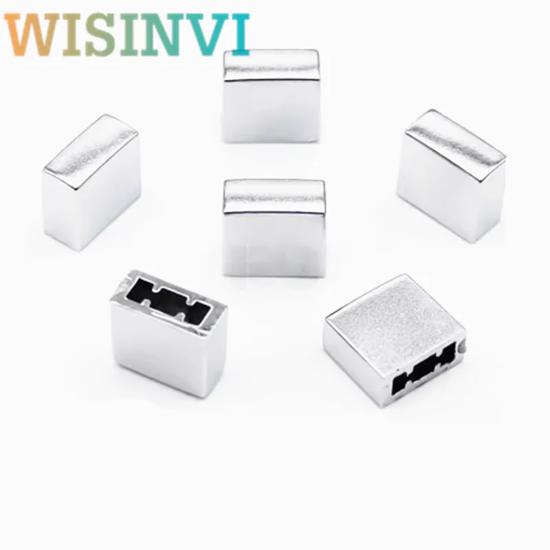 10 Stück 12*5,5*11mm Kunststoff-Tastenkappen für Ein/Aus-Schalter, Licht-Touch-Schalterkappen mit Quadratischem Loch 3,2*3,2mm, Rechteckige Schalterknopfkappen – Detail 1